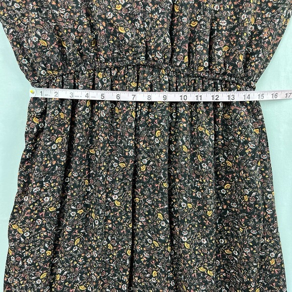 Knox Rose Maxi Dress Womens Large Tiered Floral Crochet High Low Boho - Picture 10 of 15